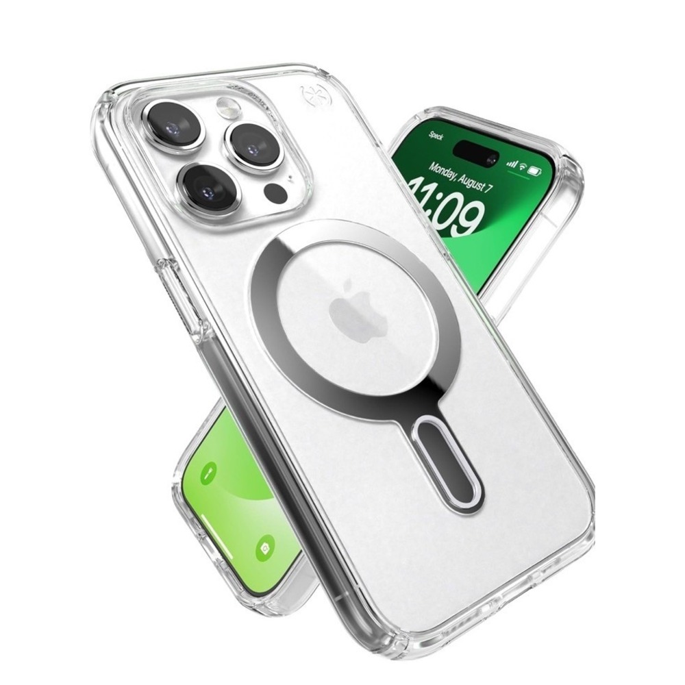Speck Apple iPhone 15 Pro Presidio Perfect Clear Case For MagSafe